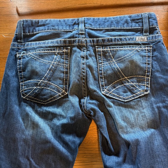NWOT Cruel Denim‎ Blake Women's Blue Distressed Straight Leg Jeans Size 28 5R - Picture 10 of 11